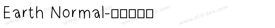 Earth Normal字体转换
